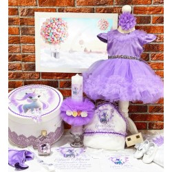 Set Complet Botez Fetita Unicorm 