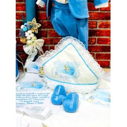 Trusou complet catifea Baby Blue