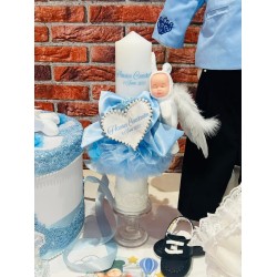 Set Complet Botez Baieti bleu