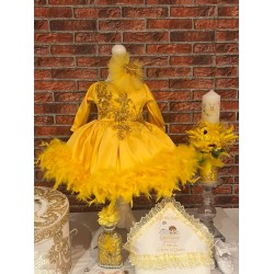 SET BOTEZ GALBEN AURIU